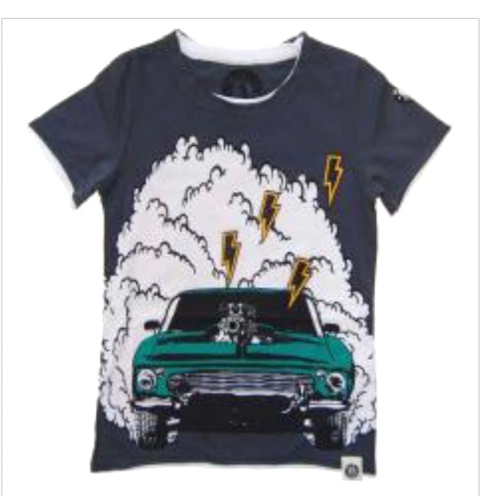 Mini Shatsu car printed tee